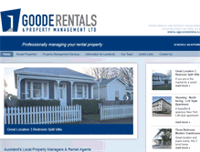 Tablet Screenshot of gooderentals.co.nz